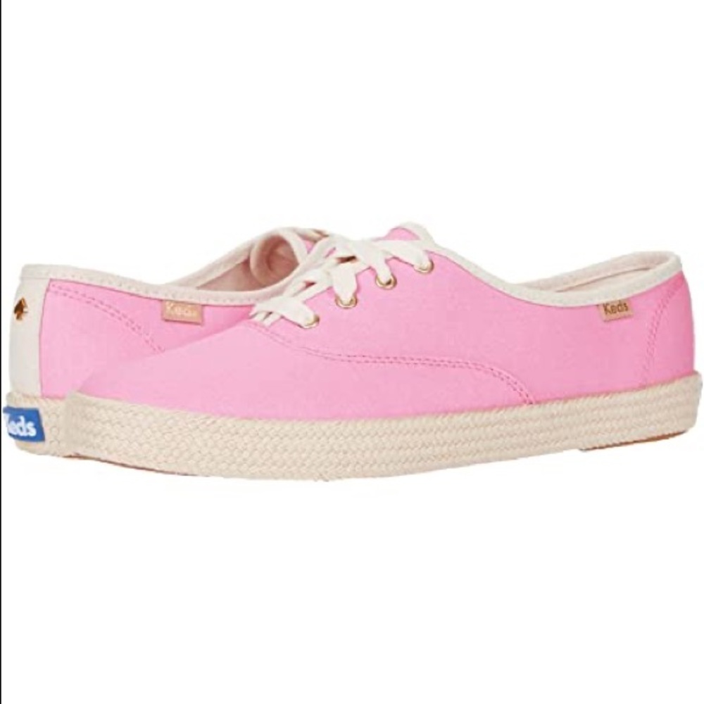 Keds X Kate Spade Champion Neon Canvas pink jute